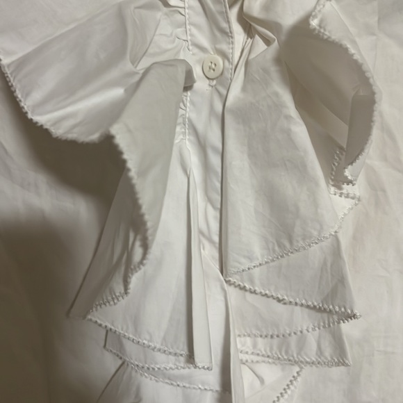 NSF Ruffle Button Front Shirt - Picture 4 of 7